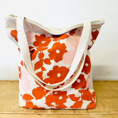 Earthy Anthro Orange + Blush Anita Carry All Bag
