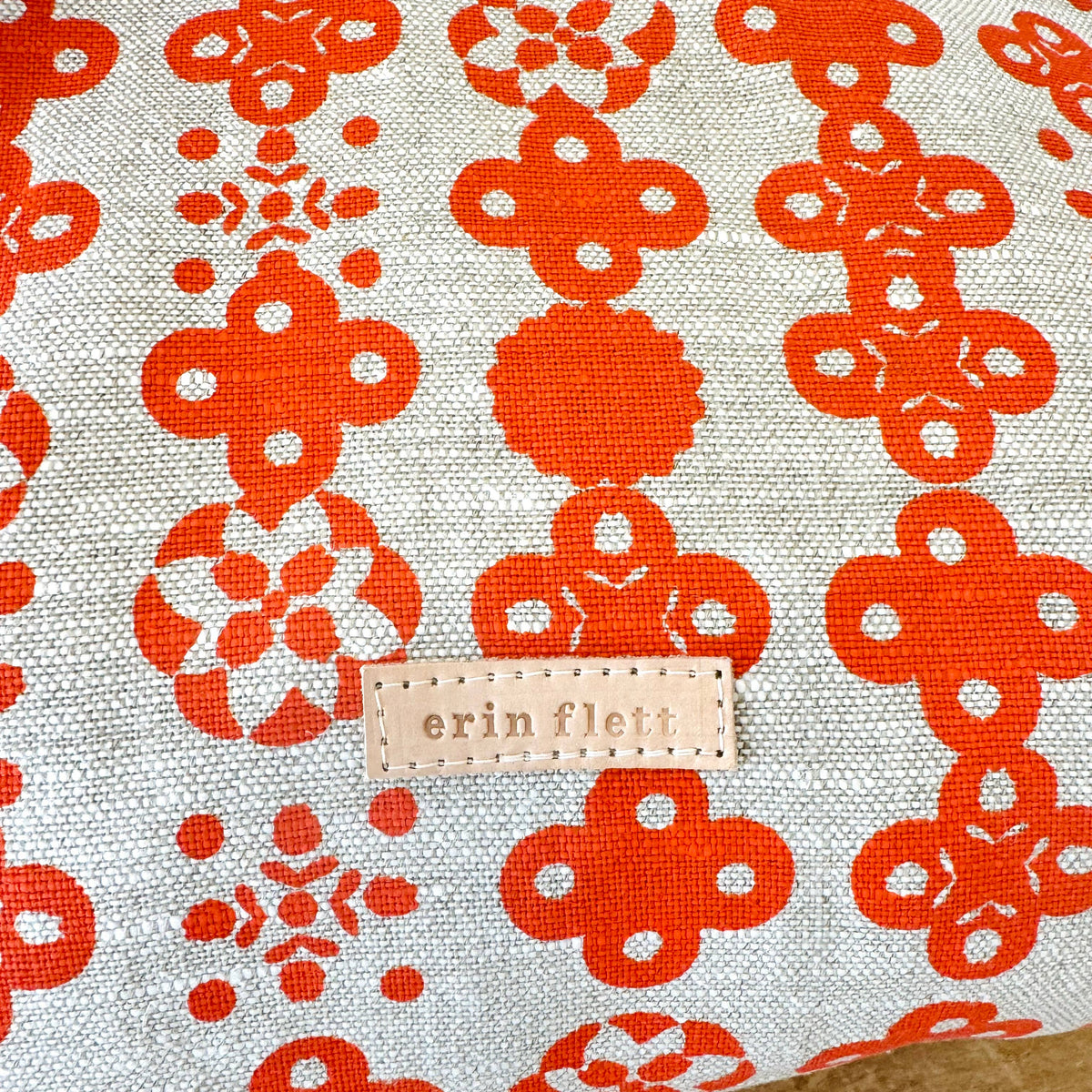 Nordic Heavy Linen Boho Tote Bag