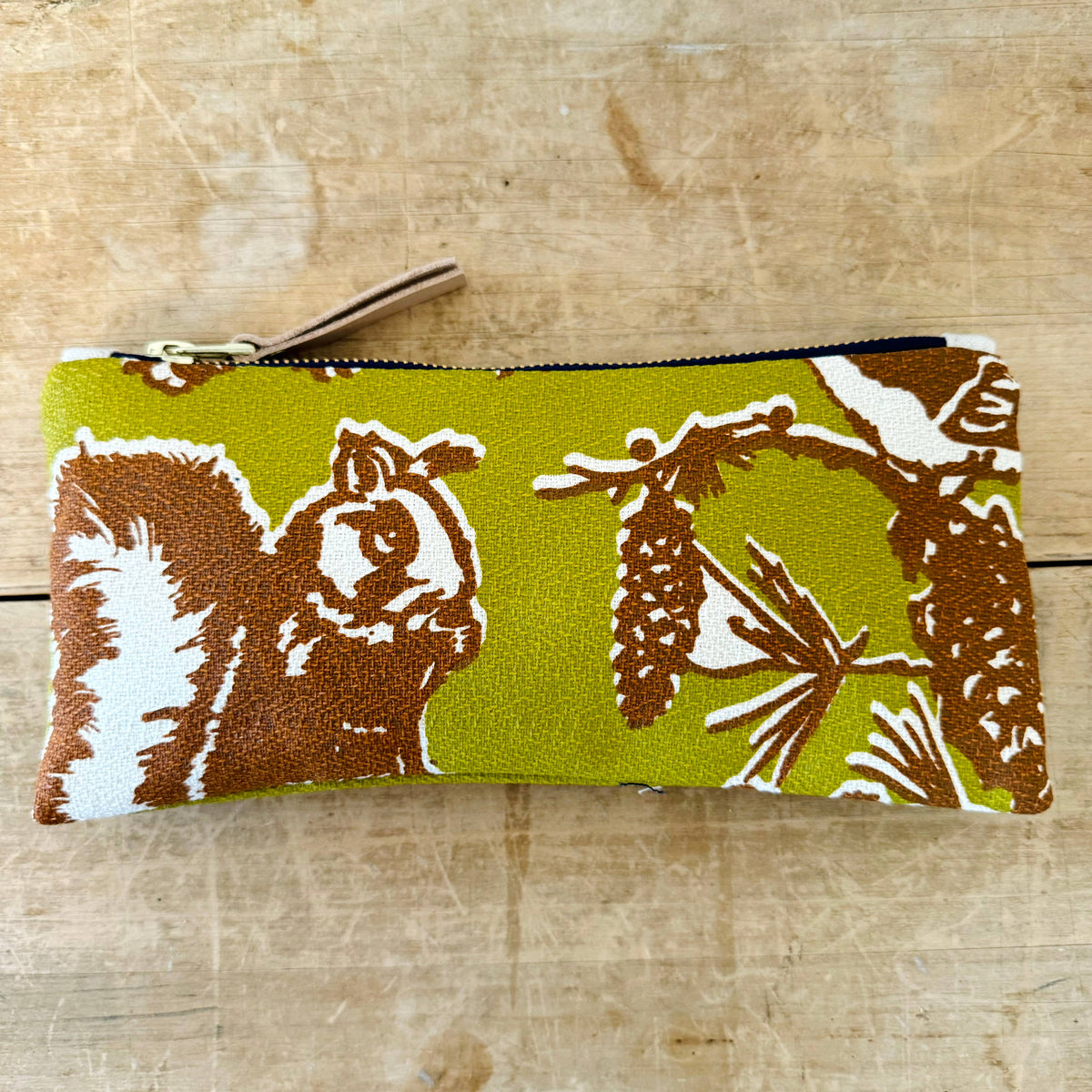 Pine Cone Tree Pencil Pouch