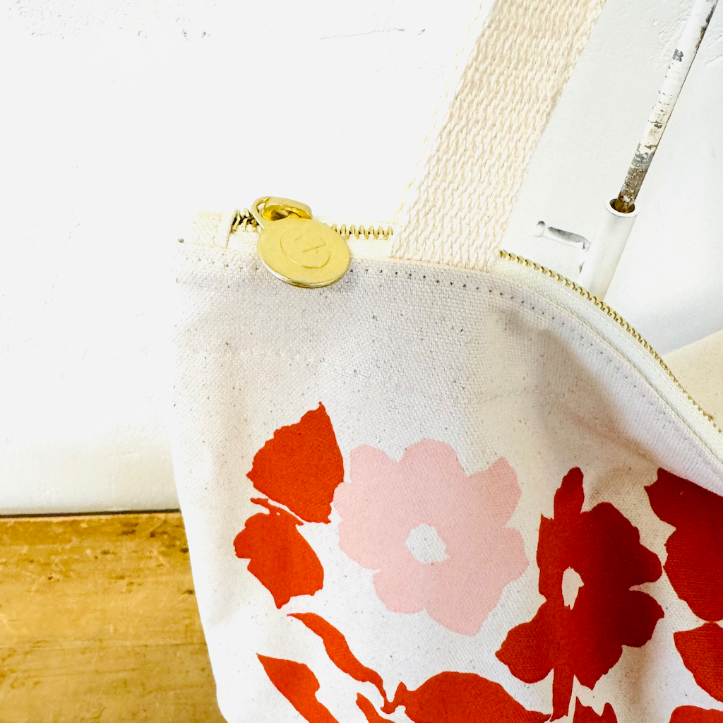 Earthy Anthro Orange + Blush Anita Carry All Bag
