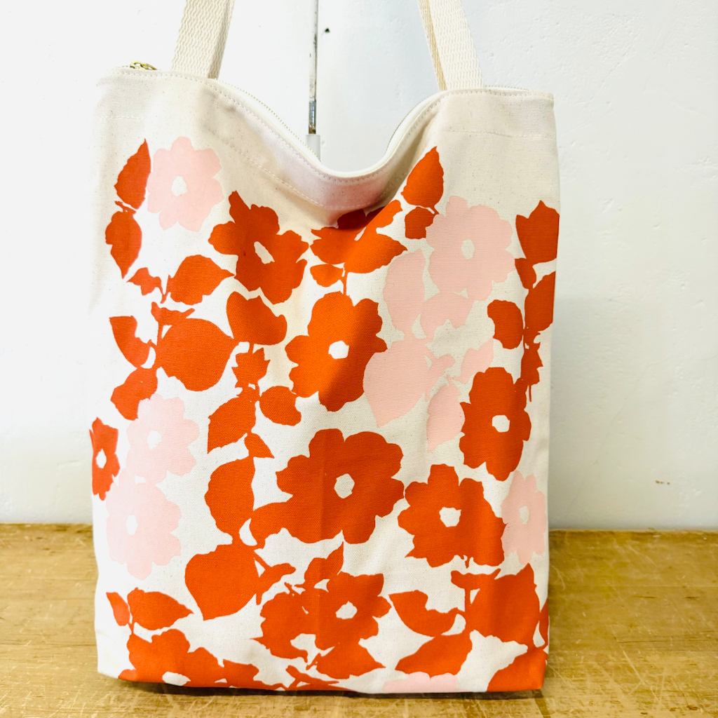 Earthy Anthro Orange + Blush Anita Carry All Bag