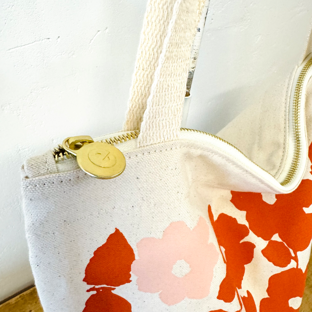 Earthy Anthro Orange + Blush Anita Carry All Bag